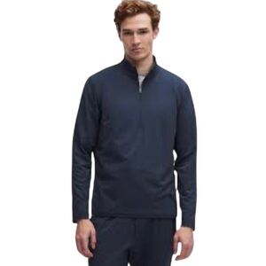 Lululemon Surge Warm 1/2 Zip Men's Sz M Nautical Navy